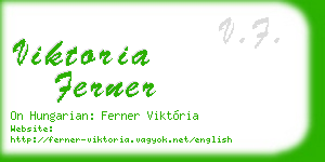 viktoria ferner business card